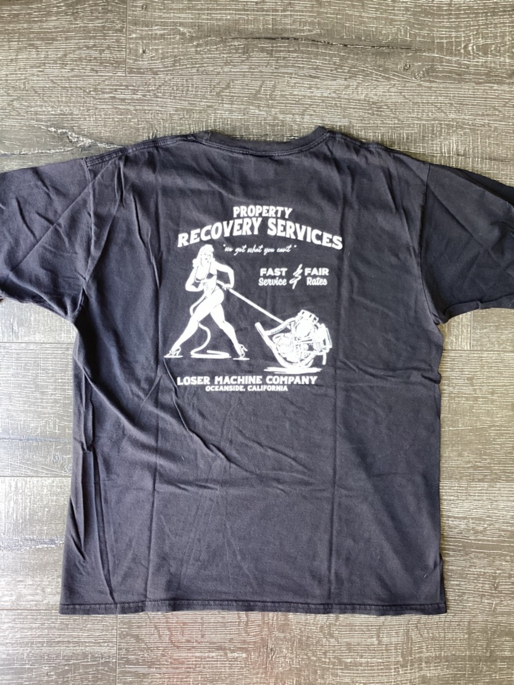 Loser Machine Co. Property Recovery Graphic T-Shirt - Large